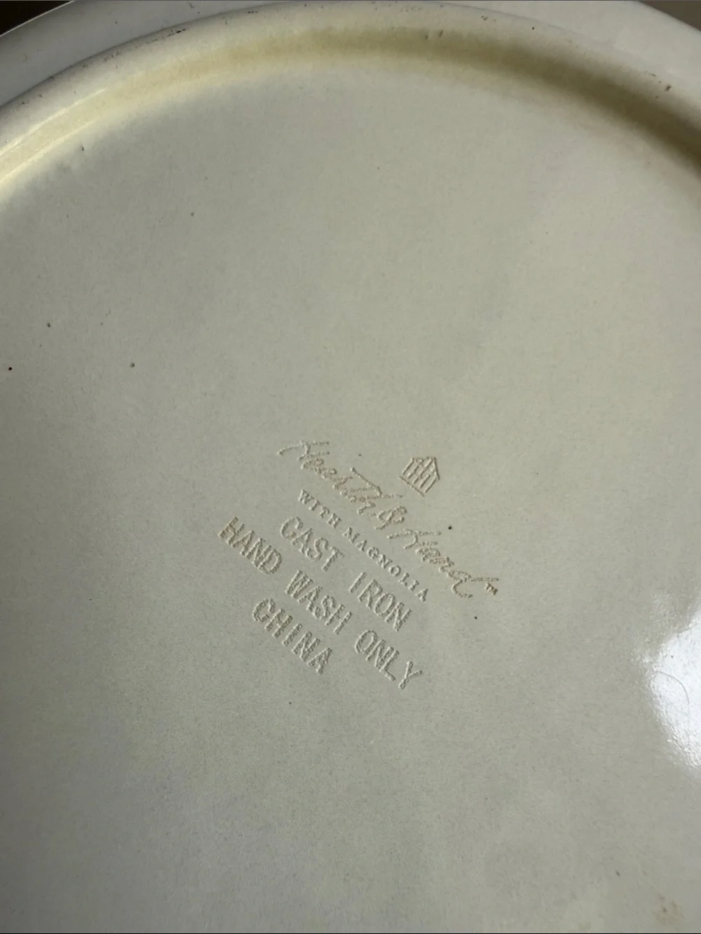 Hearth & Hand Magnolia Mini Cast Iron Skillet 6.5” Cream